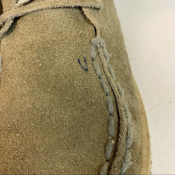 True Religion Khaki Suede Leather Lace Up Chukka Ankle Boots main image 12